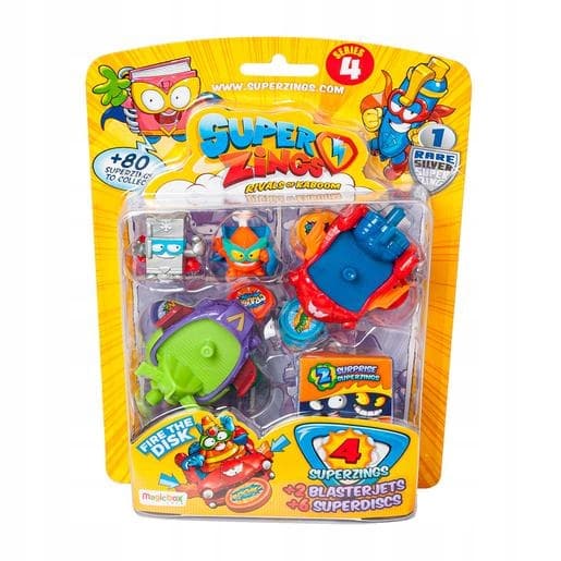 SUPER ZINGS SERIES 4: BLASTERJET – 2 VEHICLES, 4 FIGURES