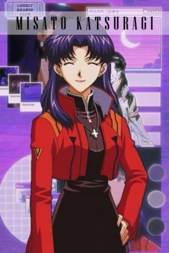 Misato Katsuragi Notebook: Lined Pages Notebook, Small Size, 6x9 inches / 1