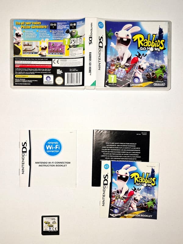 RABBIDS GO HOME NINTENDO DS 3XA