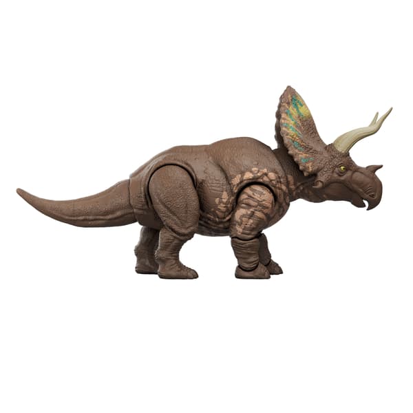 Mattel Jurassic World Gigantic Thrashers Eotriceratops figurine