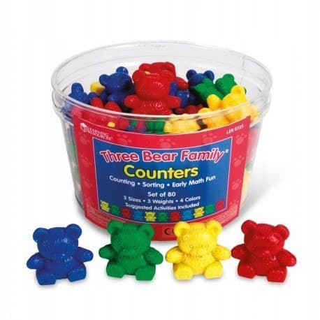 Learning Resources: The Original Three Bears Family Basic Four-Colour Counter
