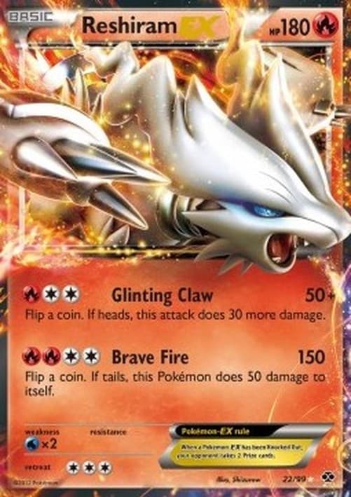 Pokemon Reshiram EX