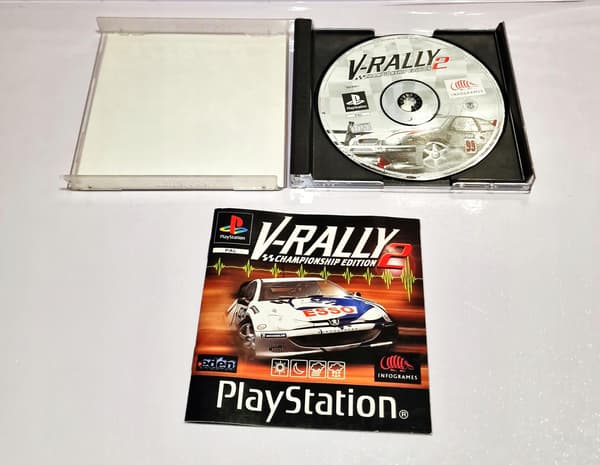 The game V-Rally 2 for PSX – READ THE DESCRIPTION!