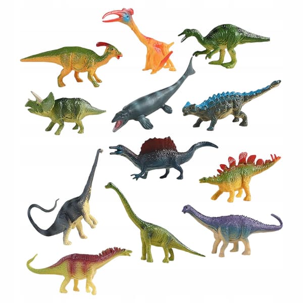 12x Mini Dinosaur Figures – Mini Tyrannosaurus Rex – Plastic
