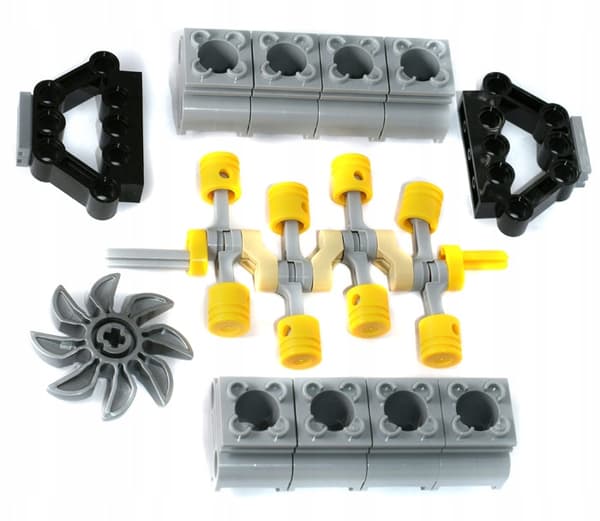 LEGO TECHNIC V8 Engine Set 2852 2851 32333 41530 v. 2.0