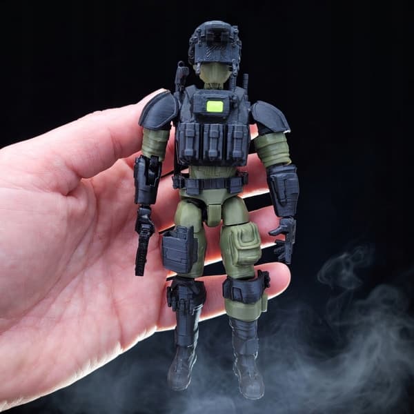 3D figurine – Tactical soldier with Dummy13 kit