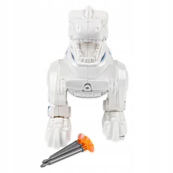 LARGE INTERACTIVE DINOSAUR ROBOT – TREX: WALKS, ROARS, GLOWS AND BREATHES FIRE – FOR CHILDREN