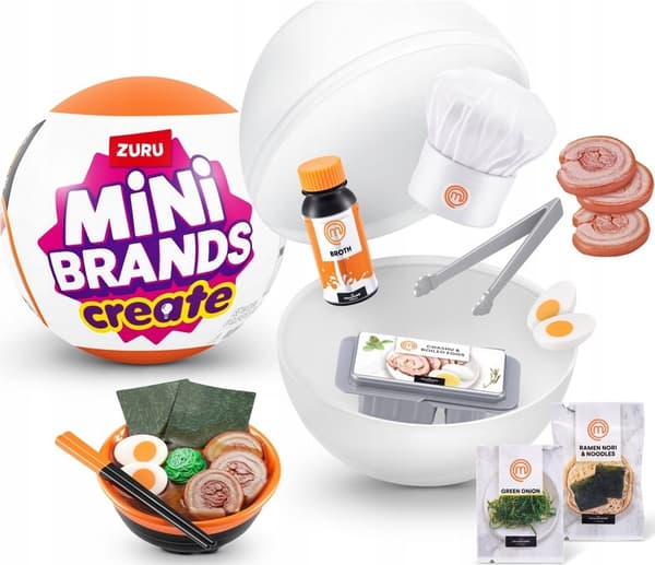 Zuru MINI BRANDS CREATE SURPRISE BALL MasterChef Creative Series 6+