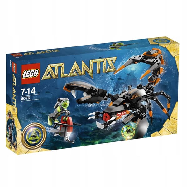Lego Atlantis 8076 Scorpion Diver building set, MISB, 2010