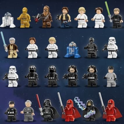 LEGO 1 random STAR WARS MINIFIGURE + accessory with a minifigure hat – NEW