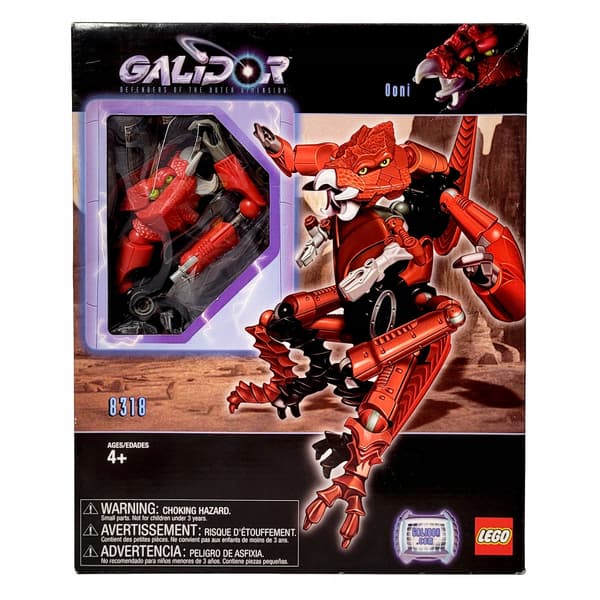 Lego Galidor Ooni 8318 figure, MISB, 2002