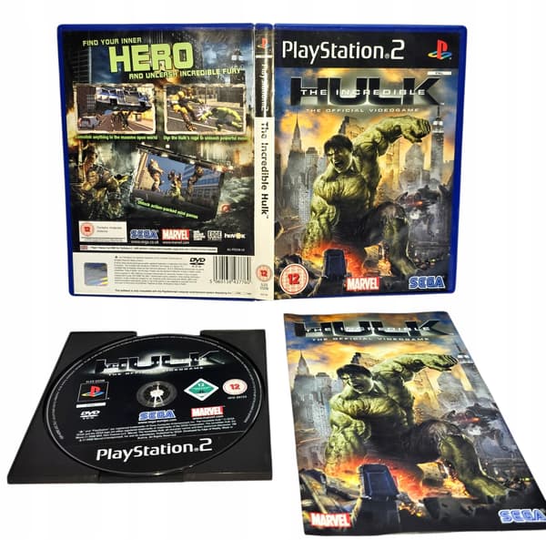 PS2 THE INCREDIBLE HULK PlayStation 2 (PS2) 3XA READ THE DESCRIPTION!