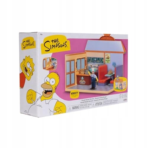 Jakks Pacific The Simpsons Krusty Burger play set, 6 cm, accessories