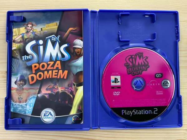 THE SIMS OUT AND ABOUT – ‘Ideal’ disc – complete set – Polish PS2 edition