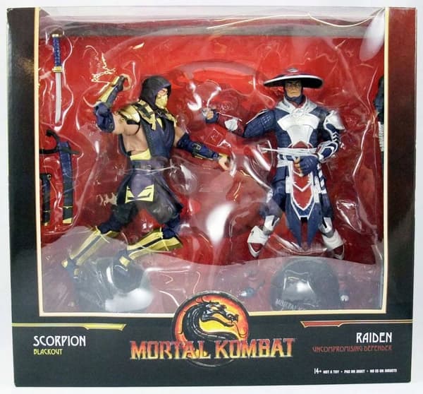 Mortal Kombat 11 Scorpion and Raiden Figures