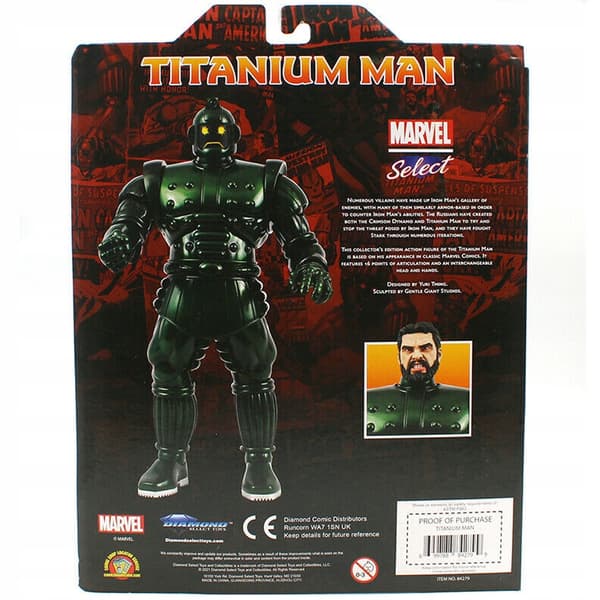 Titanium Man figurine from the Marvel Select range