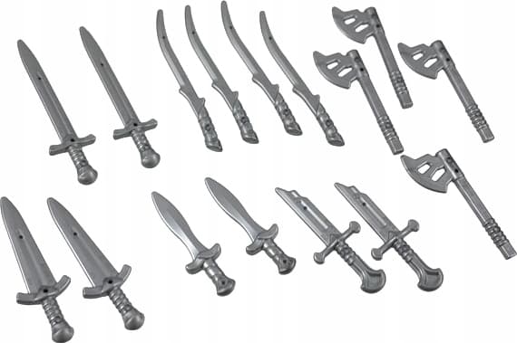 LEGO Weapons – LotR Silver Flat Multipack 6411018 2674