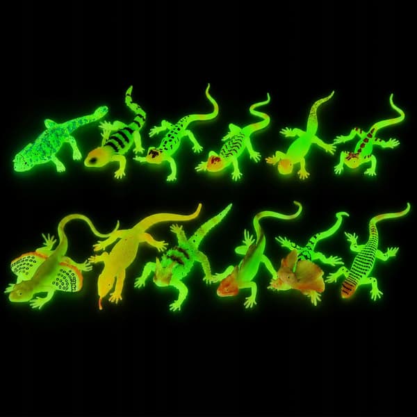 GLOW-IN-THE-DARK LIZARD FIGURINE
