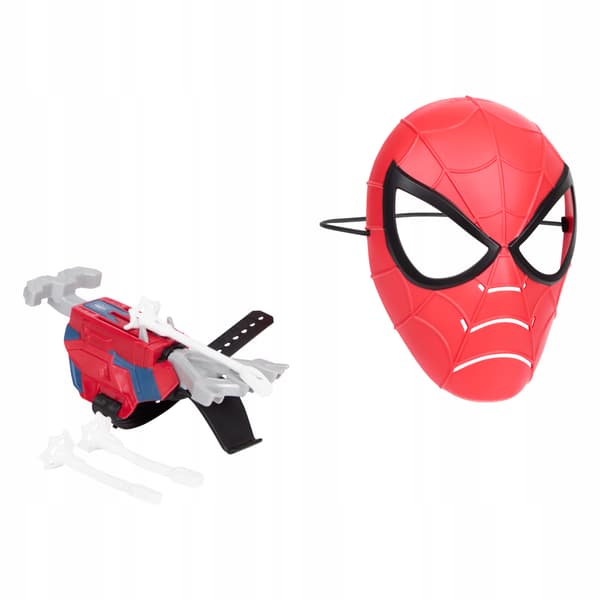 SPIDER-MAN MASK WITH WEB-SHOTTER SET: WEB-SHOOTING COSTUME 2-in-1