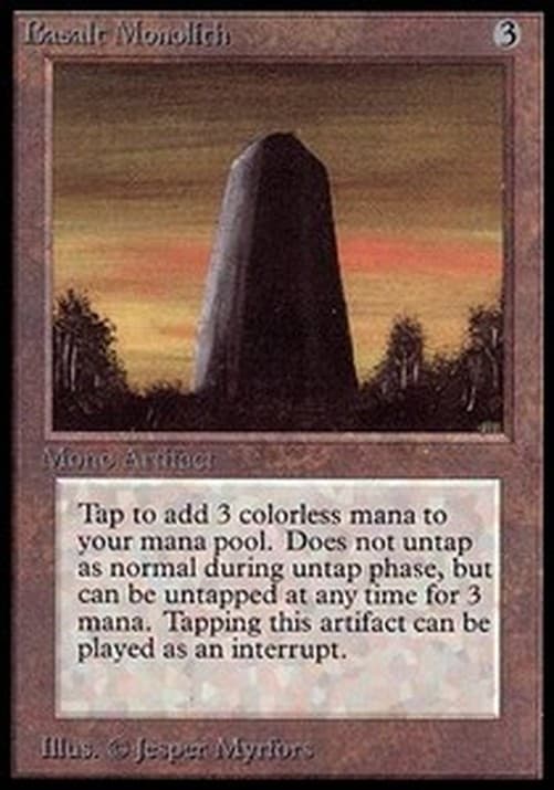 Magic: The Gathering Basalt Monolith