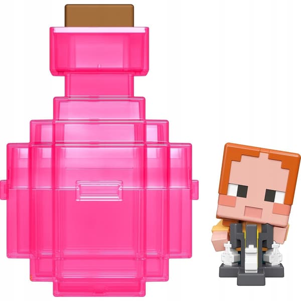 Mattel Potion with Minecraft mini-figure and slime – pink