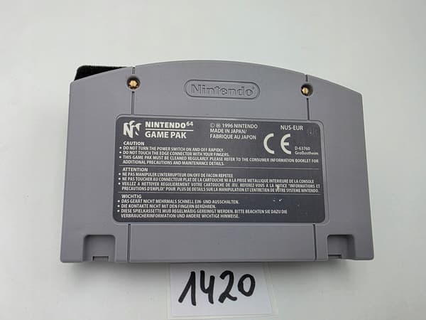 NINTENDO 64 KILLER INSTINCT GOLD PAL VERSION – ORIGINAL