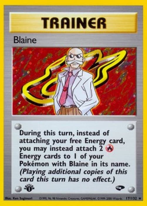 Pokemon TCG Blaine