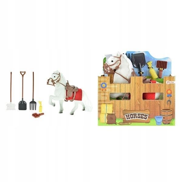 HORSE WITH ACCESSORIES – FIGURINE