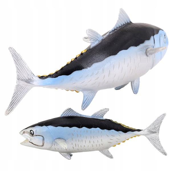 2 DECORATIVE SEA FISH MODELS MADE FROM SAFE MATERIAL
