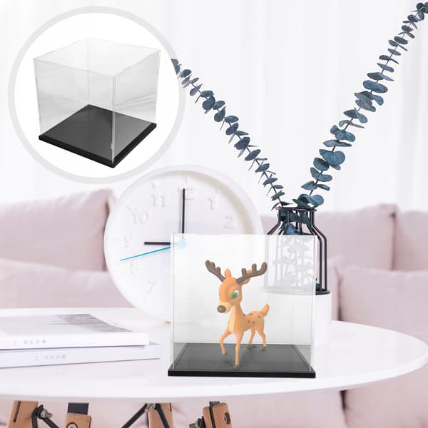 TRANSPARENT ACRYLIC BOX FOR FIGURINES AND MODELS