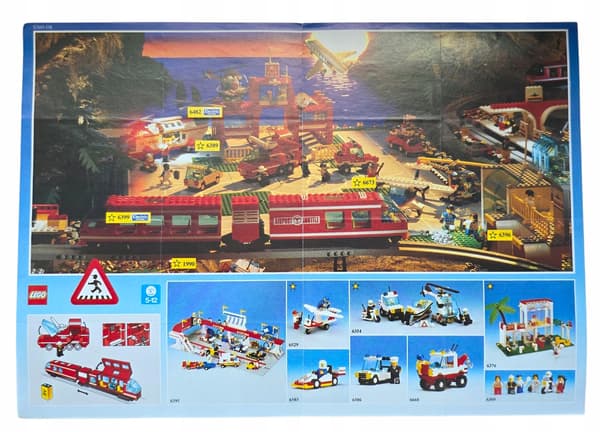 LEGO LEAFLET Poster 1990 Town 113185-OS