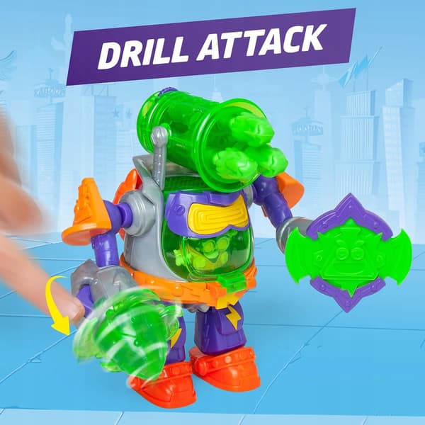 ROBOT WITH ACCESSORIES, 1 EXCLUSIVE FIGURINE AND 3 PROJECTILES