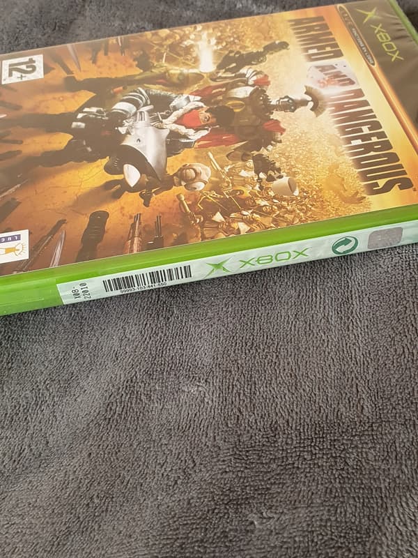 XBOX ARMED AND DANGEROUS – NEW X-BOX CLASSIC GAME CASE