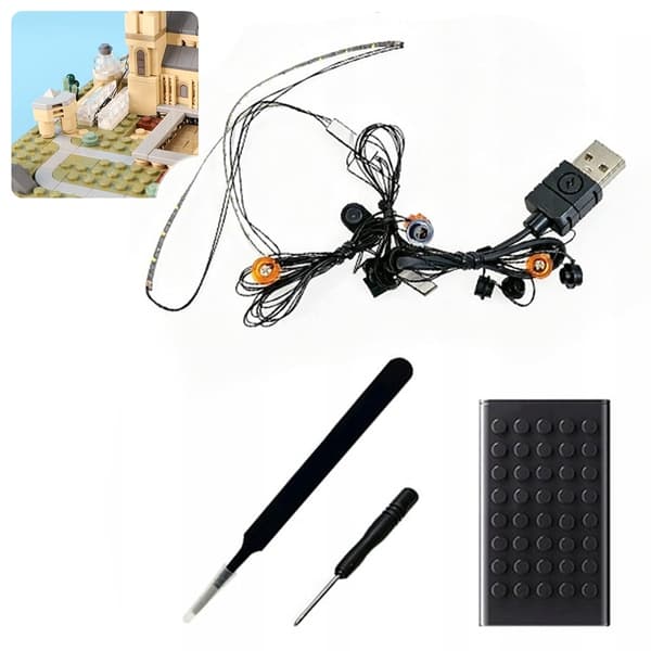 LED lighting set for Hogwarts Castle and the surrounding area