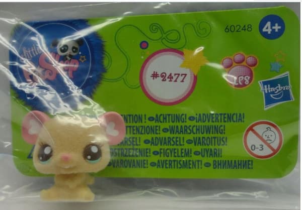 Littlest Pet Shop Special Edition Mouse 2477 UNIQUE