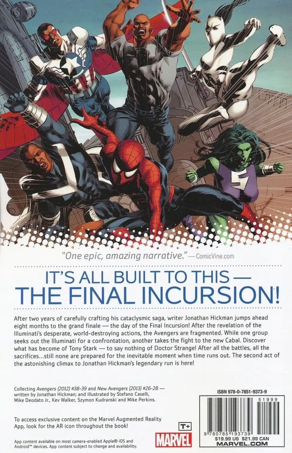 AVENGERS: TIME RUNS OUT VOL. 02 TP [9780785193739]