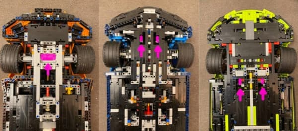 LEGO Technic 42056 Porsche 911 GT3 RS Wall Mount