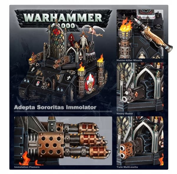 Adepta Sororitas Immolator NY Warhammer 40k