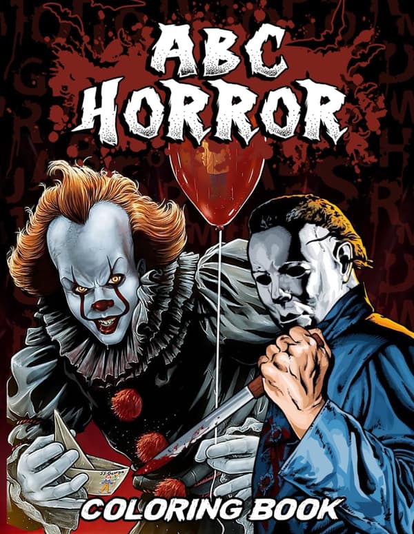 M.Cronts, Terry: ABC Horror Colouring Book: 24 Spooky Colouring Pages Featuring