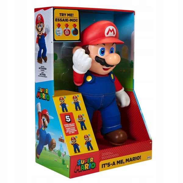 JAKKS PACIFIC Figurine – Mario ‘It’s A Me’ Interactive 36 cm – Nintendo Sup