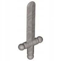 LEGO Castle Knight’s Sword Weapon 3847 Flat Silver