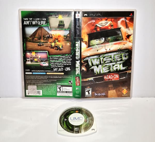 TWISTED METAL HEAD-ON PSP DISC + DB