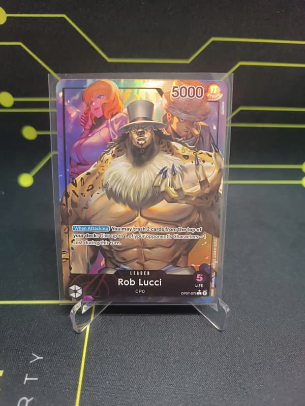 One Piece TCG – Rob Lucci (OP07-079) (V.2) – ENG