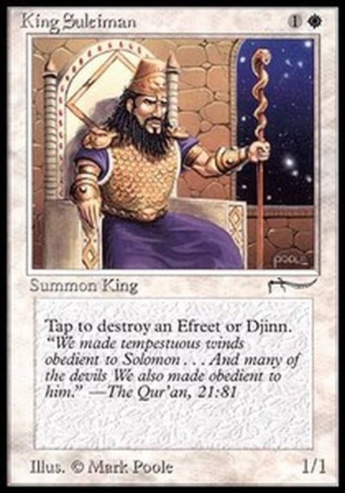 Magic: The Gathering King Suleiman