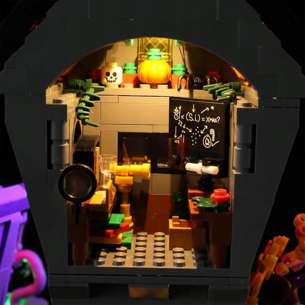 Dedicated LED lighting set for Ideas Halloween Town (NO LEGO)