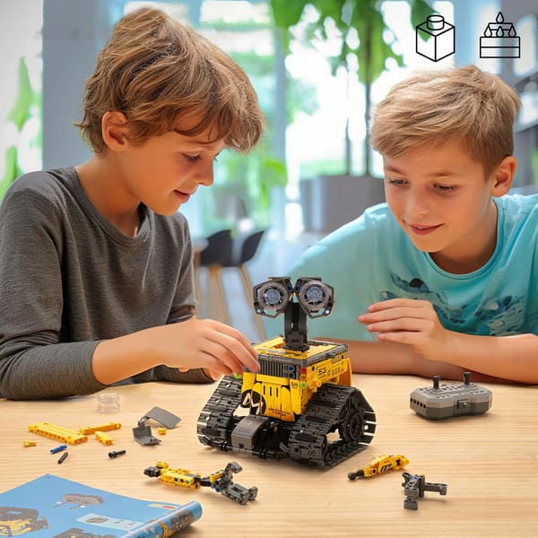 2.4 GHz Remote-Controlled Robot Building Blocks – Children’s Day Gift with Lights