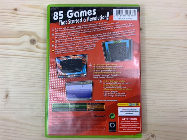 ATARI ANTHOLOGY – the perfect album – XBOX CLASSIC complete set