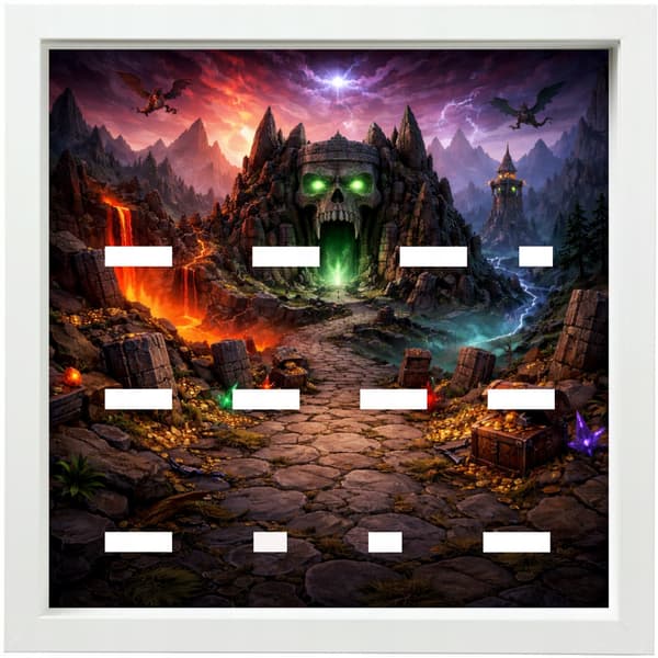 LEGO MINIFIGURE DISPLAY FRAME 71047 DUNGEONS & DRAGONS SERIES