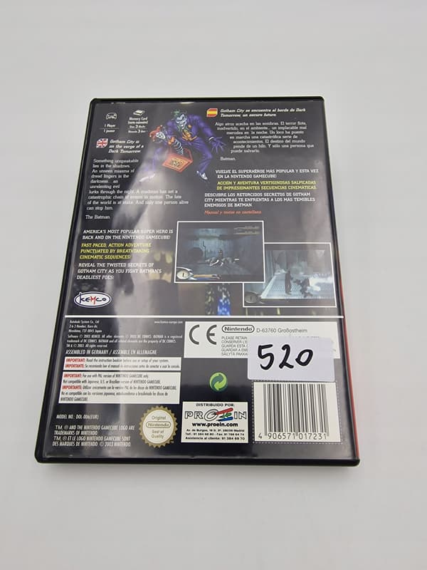 NINTENDO GAMECUBE BATMAN: DARK TOMORROW