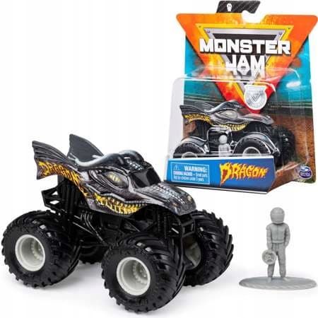 Monster Jam Dragon 1:64 model + Spin Master figurine